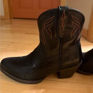Ariat Brown and Black Leather Darlin’ Boots